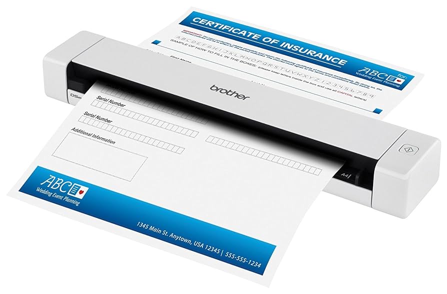 Amazon.com: Brother Mobile Color Page Scanner, DS-620, Fast